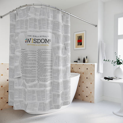 Bible Pages Shower Curtain