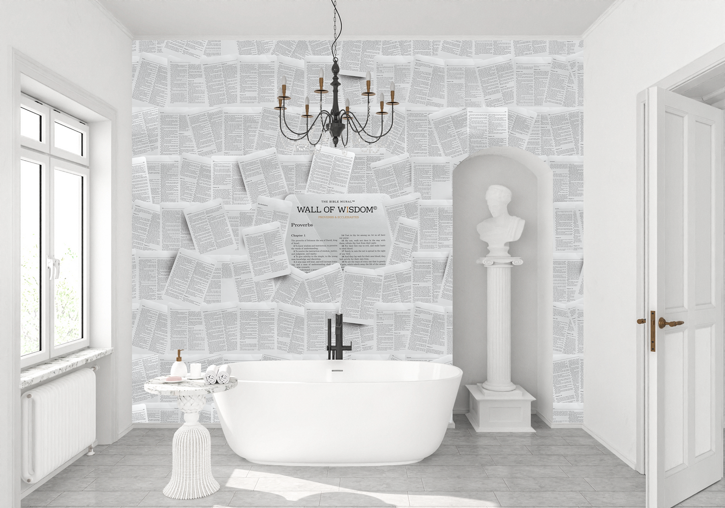 Wall Mural: "The Wall of Wisdom"