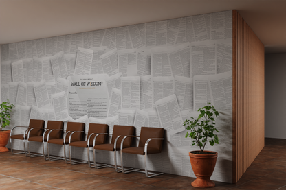 Wall Mural: "The Wall of Wisdom"
