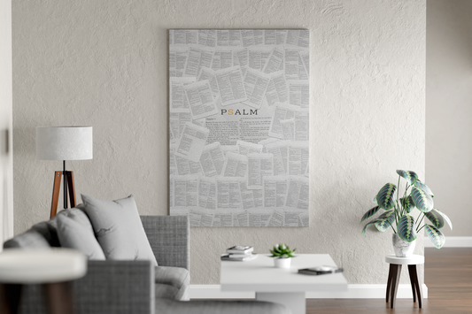 Canvas: "Wall of Prayers Psalm"